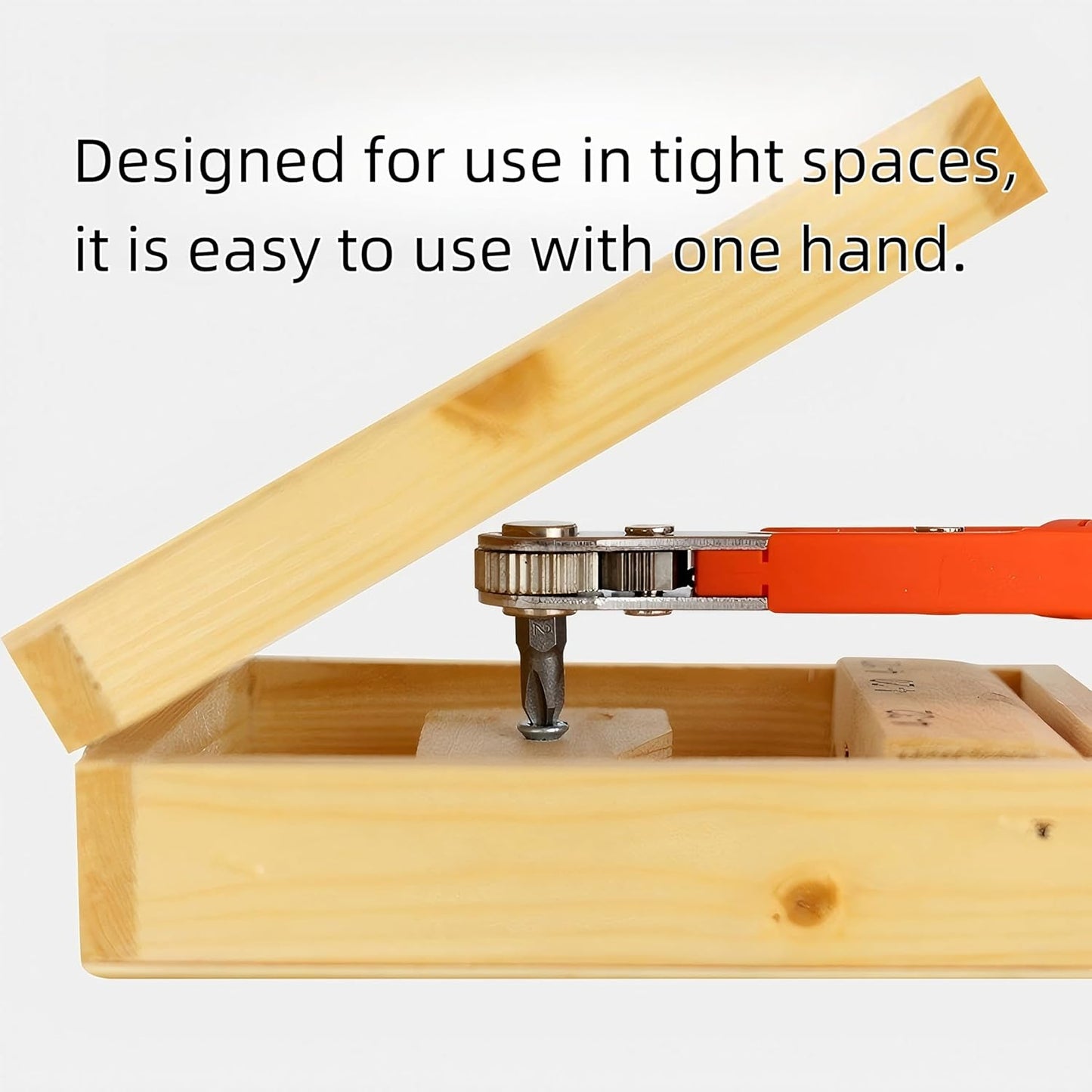 21Pcs Ratchet Screwdriver Set, 1/4 Ultra Low Profile Mini Ratchet Wrenches Set with Reversible 36-Tooth Design Magnetic Repair Tool for Electronics, Toys, Home Appliances