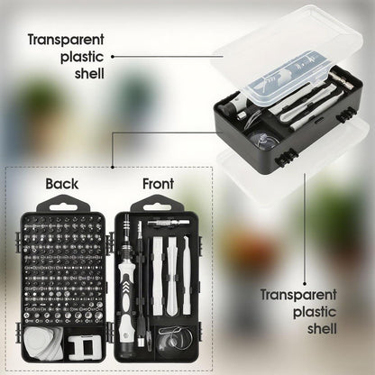 115-In-1 Precision Screwdriver Set, Tool Gifts for Men, Mini Repair Tool Kit with Torx Triwing Bits, Repair for Computer, Laptop, RC, Phone, Electronics, Glasses with Portable Case