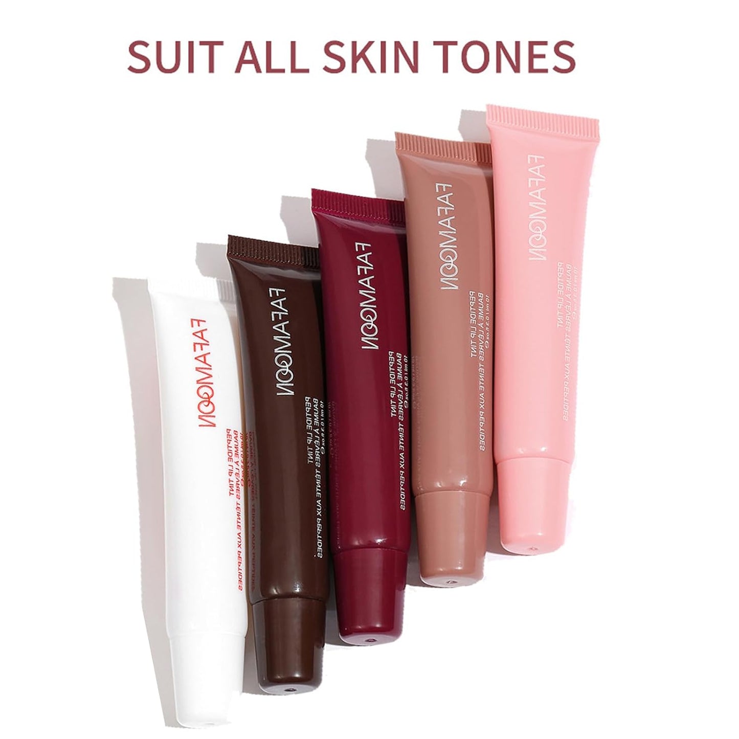 Lip Jam Hydrating Lip Gloss | Glitter Glossy Plumping Lipgloss | High Shine Glass Finish Nude Colors Shiny Jelly Liquid Lipstick for Women and Girls (5 Colors Set)