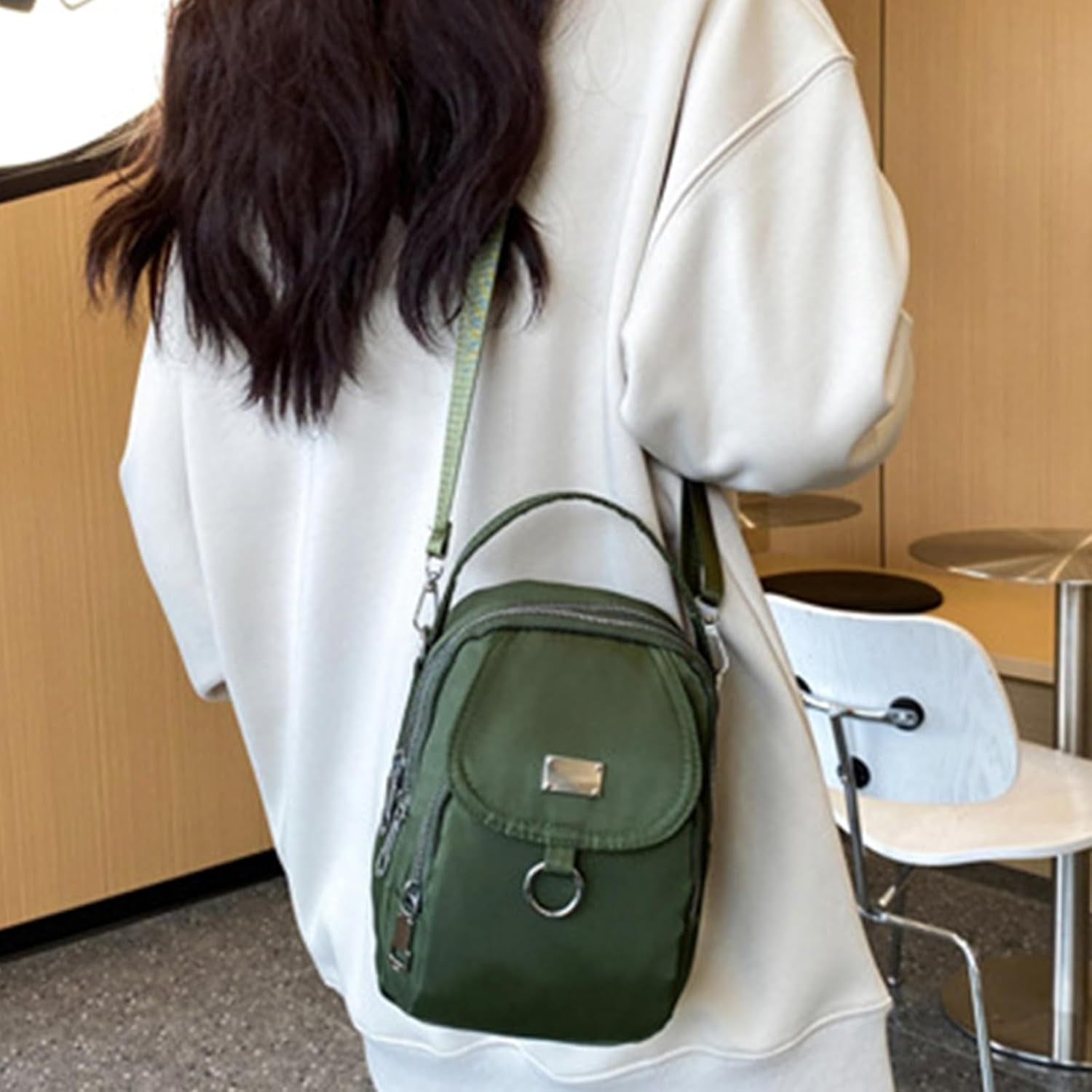 Crossbody Bags for Women, Small Multiple Pockets Shoulder Phone Bags Mini Cell Phone Wallet Purses for Travel Shopping Work