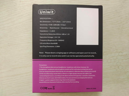 Mini Portable Vocal/Instrument Microphone for Voice Video Recording Singing,Vlogging, Podcasting, Tiny Microphone for Iphone Android Phone Computer Latop Notebook Tablet Ipad(Silver)