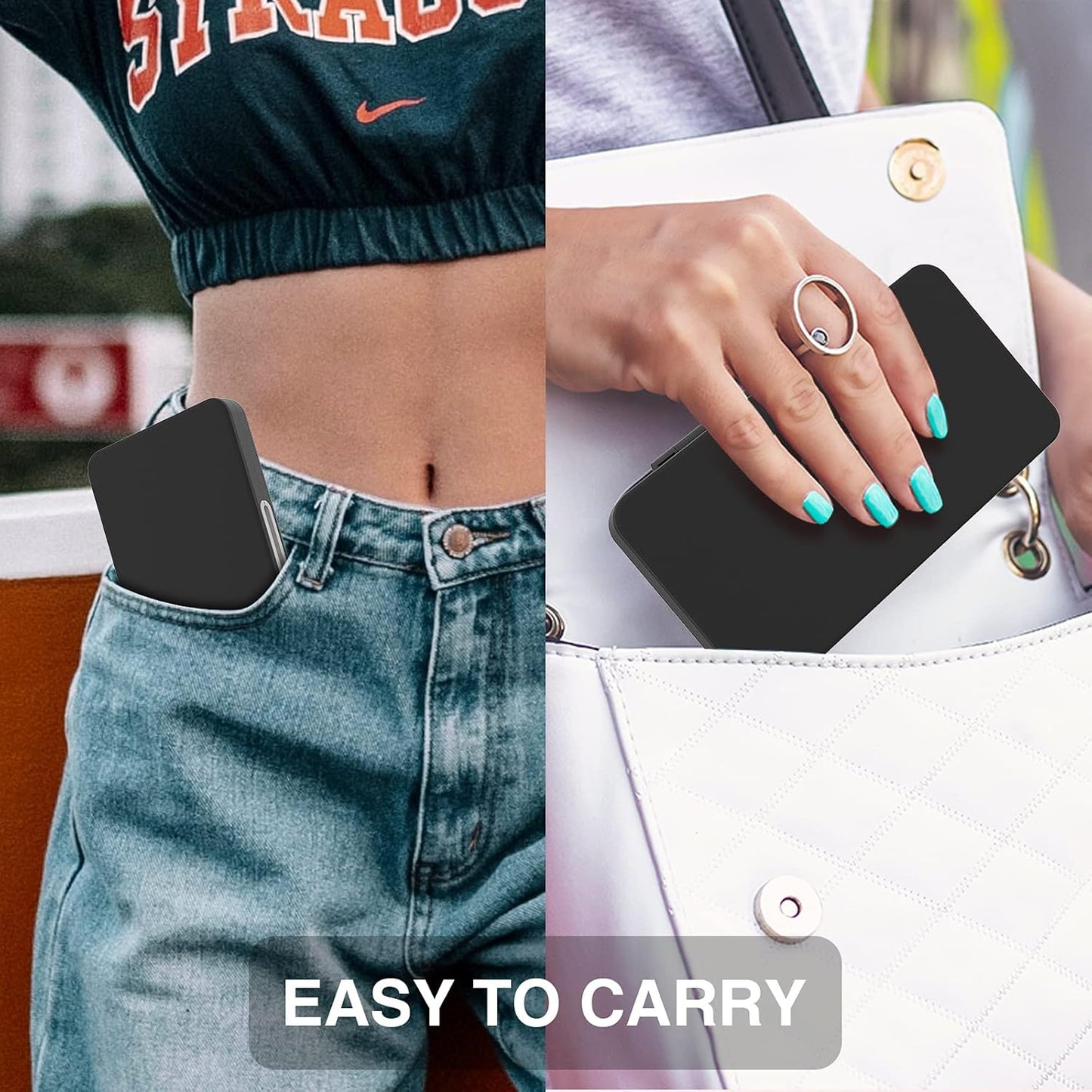 Switch Game Card Case for Switch 2 & OLED & Lite,Portable Black Memory Storage Holder with 24 Game Card Slots and 24 Micro SD Cards Slots for Easy Carrying