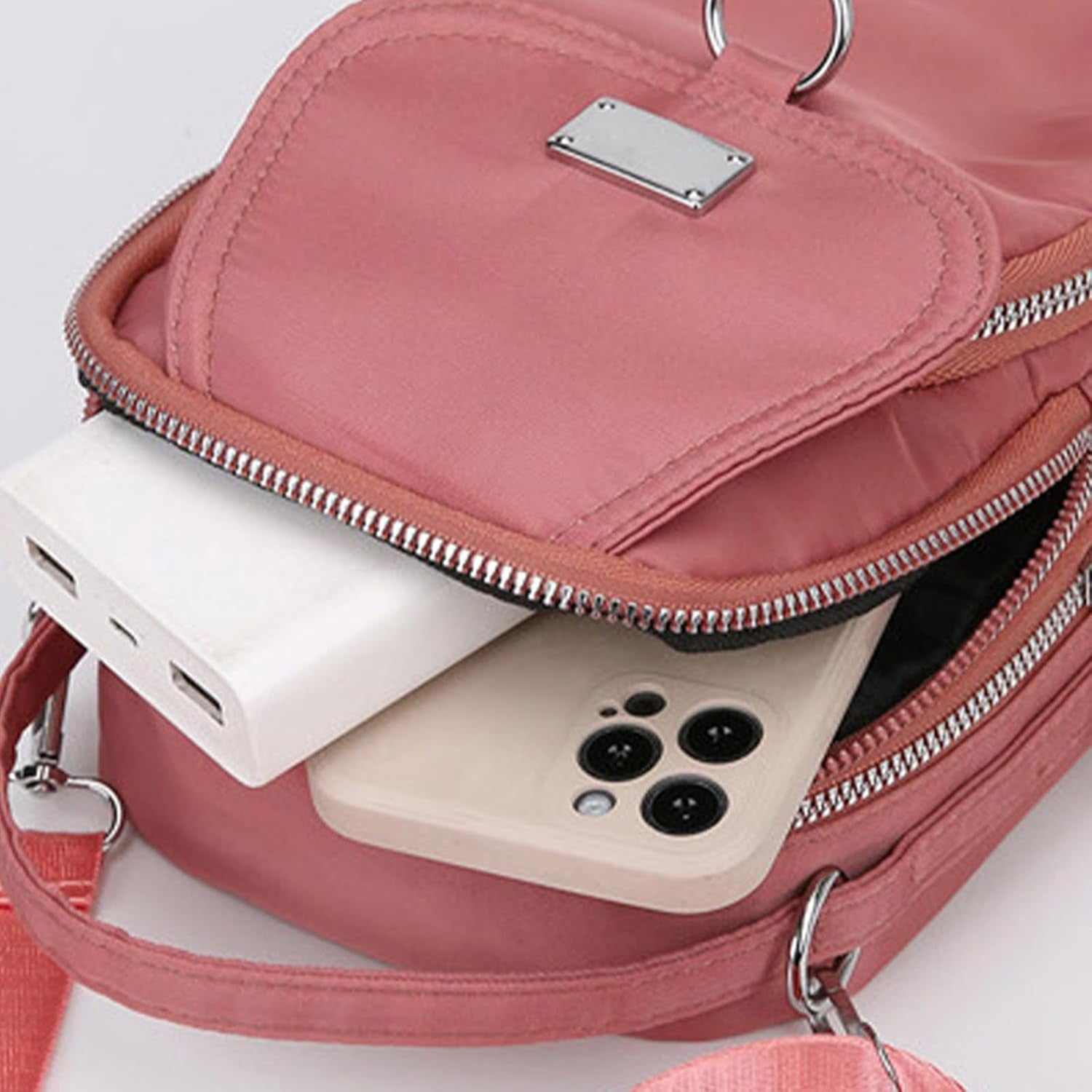 Crossbody Bags for Women, Small Multiple Pockets Shoulder Phone Bags Mini Cell Phone Wallet Purses for Travel Shopping Work