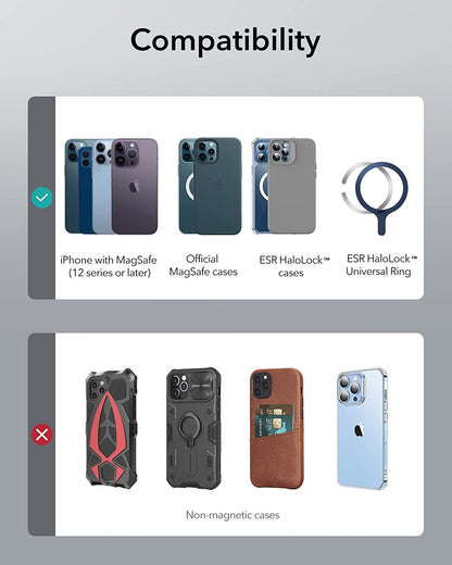 for Magsafe Charger 15W Wireless Charger for Iphone 17/16/15/14/13/12 Apple Magnetic Charging Pad for Airpods 4/3/Pro/Pro 2 Galaxy S25 Series with Dual USB A/C Ports, Silver