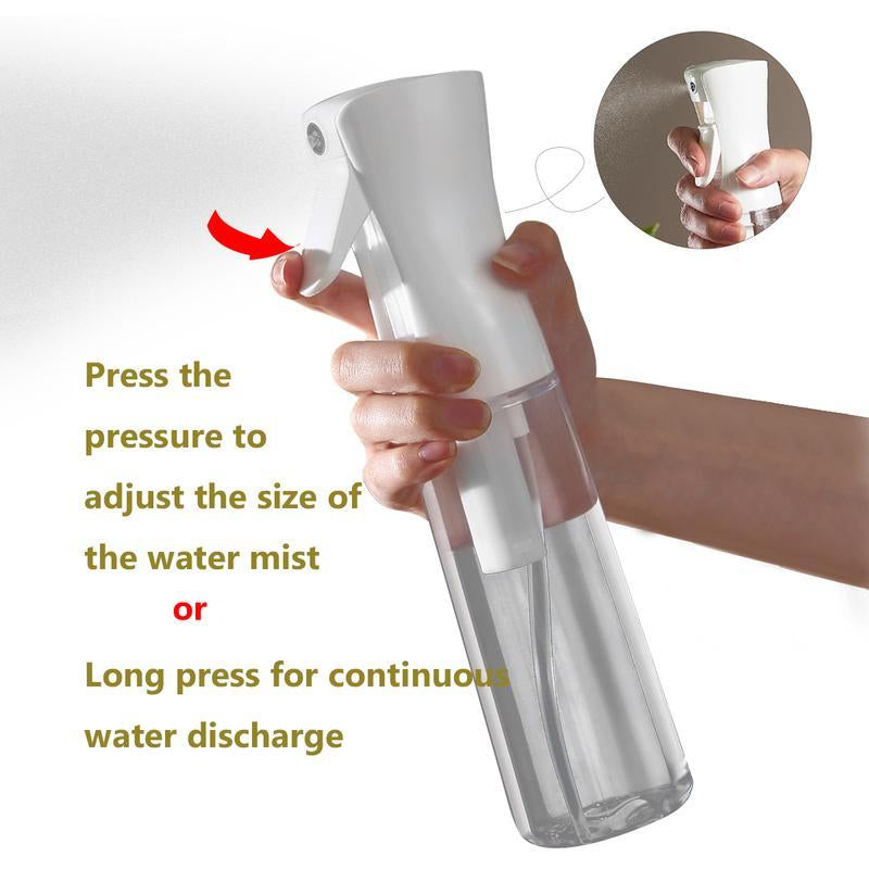 2025 New High-Manual Boost Spray Bottle(4 PCS) - an Ultra-Fine Mist Sprayer Suitable for Hair Care, Facial Hydration, Kitchen Cooking, Household Cleaning, Plant Maintenance and Household Supplies