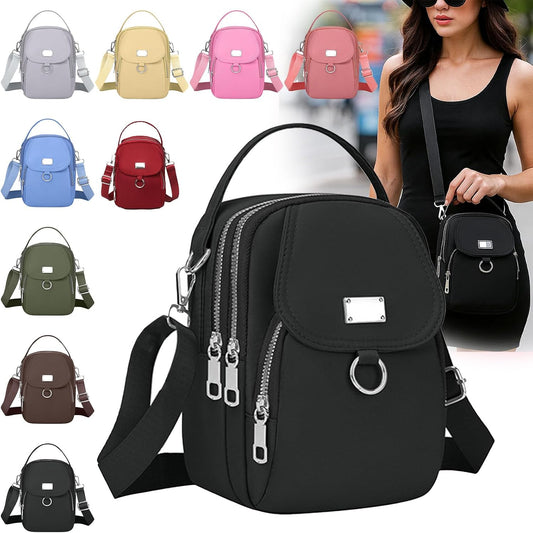 Crossbody Bags for Women, Small Multiple Pockets Shoulder Phone Bags Mini Cell Phone Wallet Purses for Travel Shopping Work