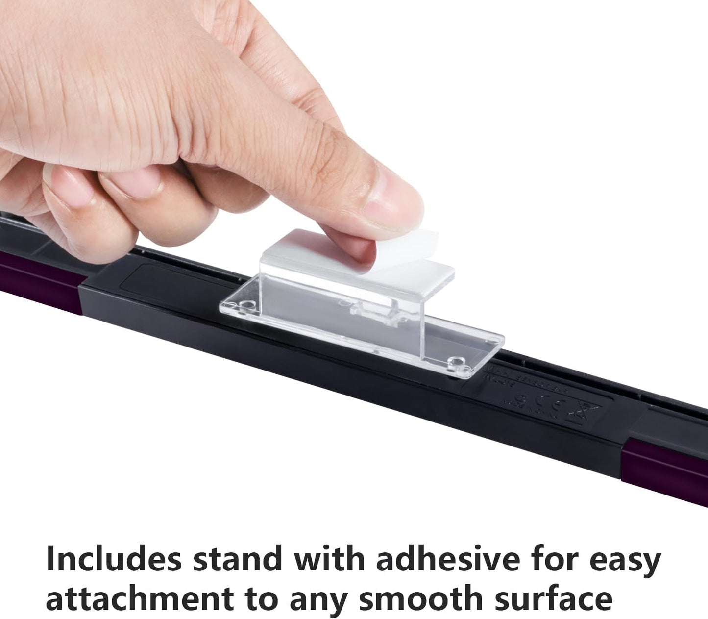 Sensor Bar for Wii, Replacement Wired Infrared Ray Sensor Bar for Nintendo Wii and Wii U Console, Includes Clear Stand