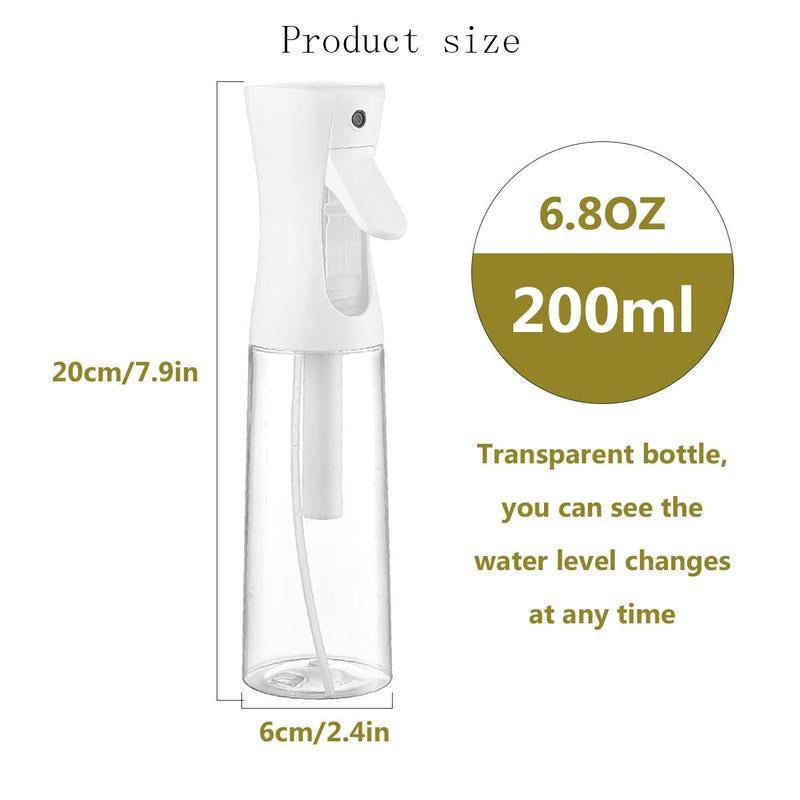2025 New High-Manual Boost Spray Bottle(4 PCS) - an Ultra-Fine Mist Sprayer Suitable for Hair Care, Facial Hydration, Kitchen Cooking, Household Cleaning, Plant Maintenance and Household Supplies