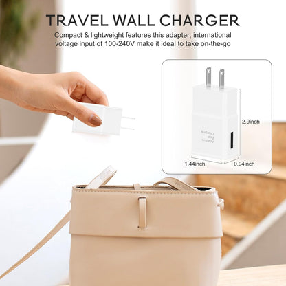 Samsung Adaptive Fast Charging Adapter Quick Charge Charging Block Wall Charger Plug for Samsung Galaxy S25/S25+/S24/S24+/S23/S23+/S22/S22+/S21/S20/S10/S10+/S10E/S9/S9+/S8/Active/Note