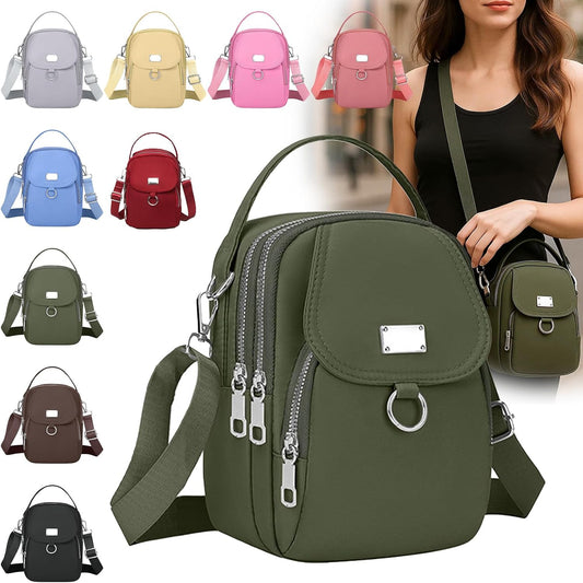 Crossbody Bags for Women, Small Multiple Pockets Shoulder Phone Bags Mini Cell Phone Wallet Purses for Travel Shopping Work
